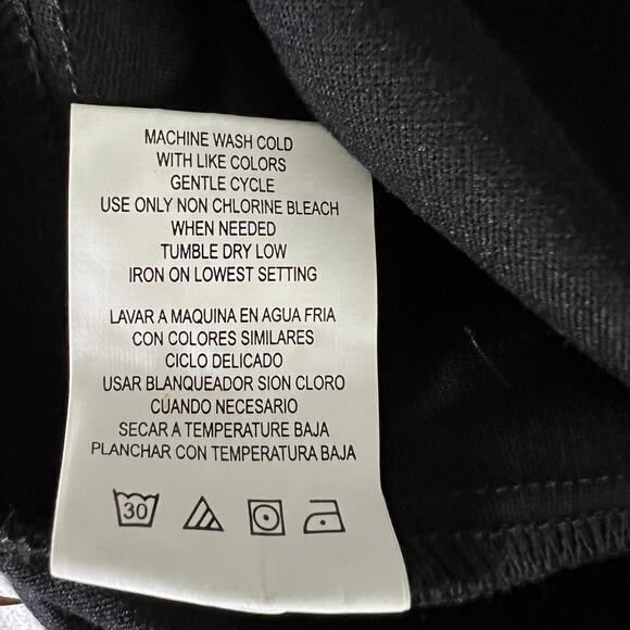 Gibson Latimer La Vie Est Faite Skinny Slack Pants Womens Plus Size 1X Black NWT - Picture 7 of 7